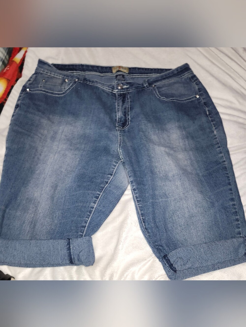 Just Jeans Women's Plus Size Denim Capris - Size 16